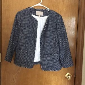 Blazer with satin inside